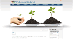 Desktop Screenshot of bersamakitaserasi.com